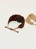 Macrame Cuff with Stone (multiple options)