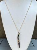 Gold Chain Penknife Necklace (multiple options)
