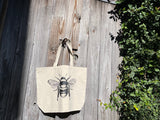 Bee Canvas Tote Bag