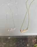 “Badass” Necklace (metal options)