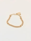 Gold Tight Link Chain Bracelet