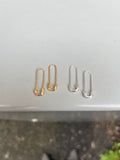 Safety Pin Earrings (metal options)