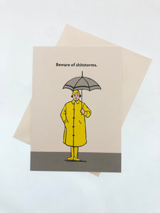 Beware of Storms Card