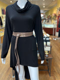 Truffle Shimmer Midi Wrap Belt