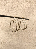 The Teardrop Cage Hoops (size options)