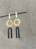 Divided Line Earrings