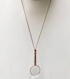 Ornate Magnifying Glass Necklace (length options)