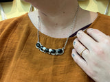 Effie Calavaza Snake Necklace (stone options)