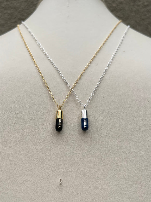 Chill Pill Necklace color options