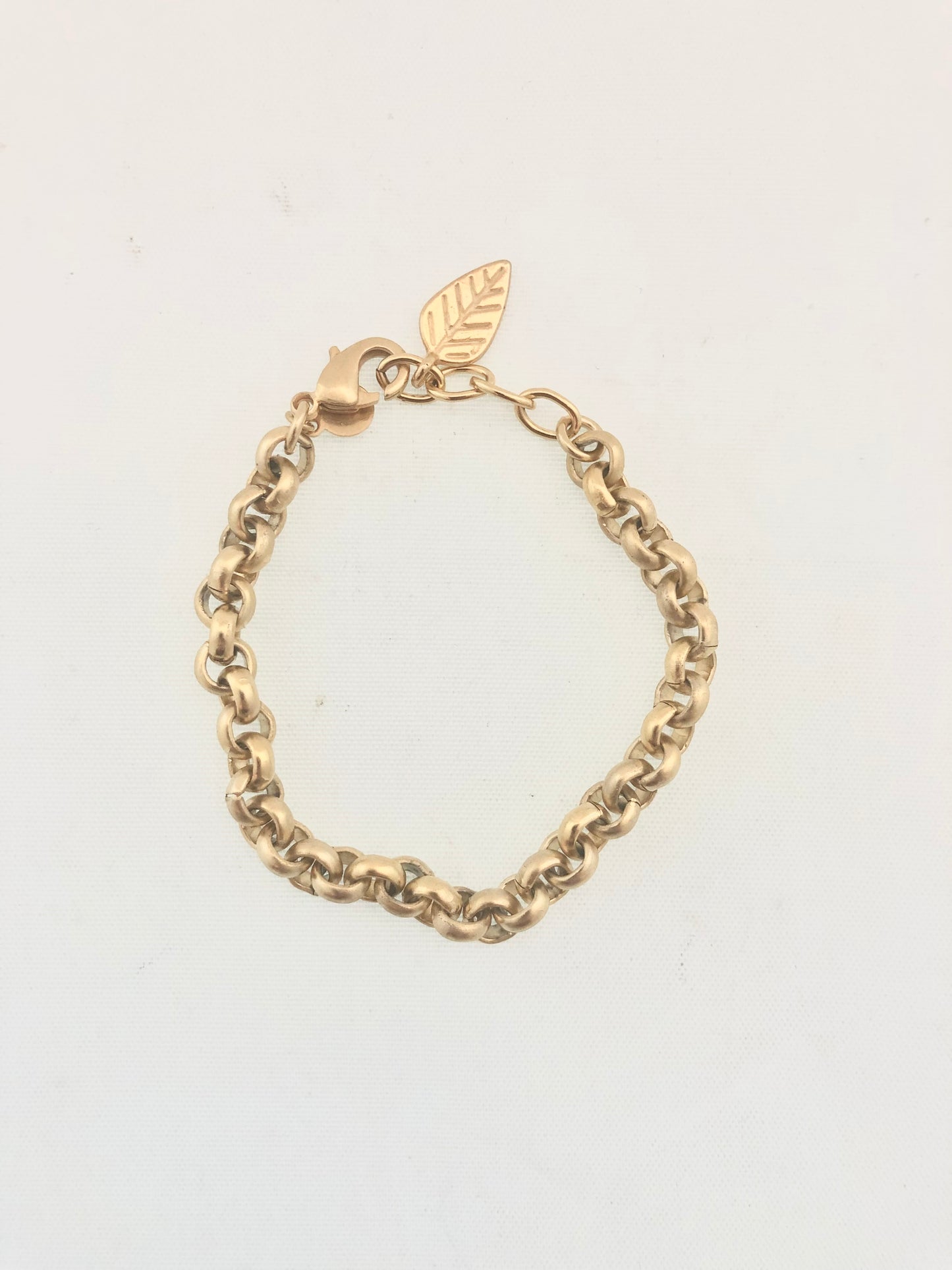 Gold Chunk Chain Bracelet