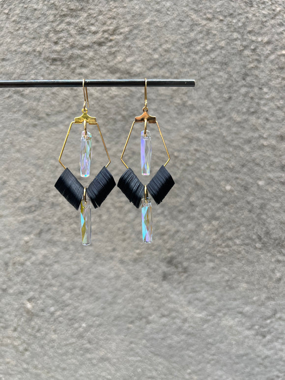 Sequin + Crystal Earrings