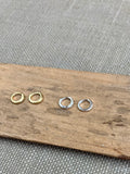 Classic Hinged Huggie Hoops (metal options)