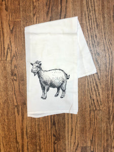 Goat Flour Sack Tea Towel