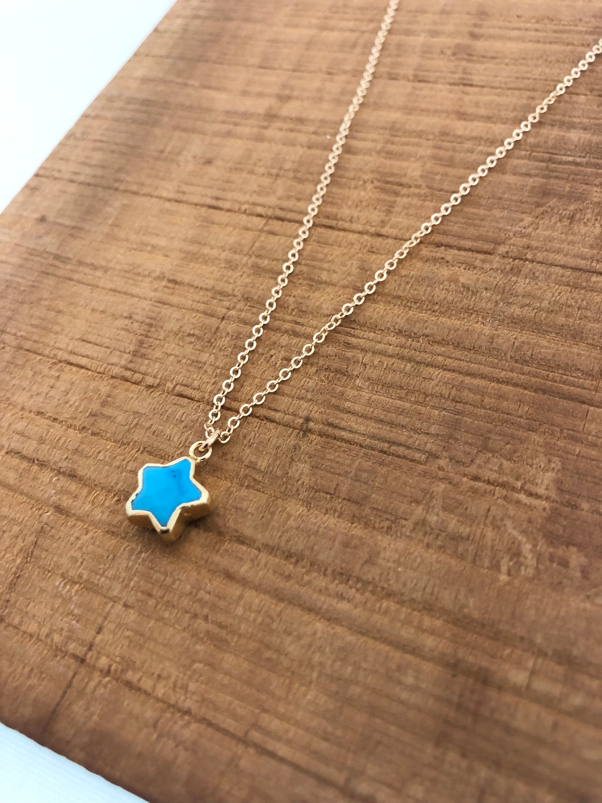 Star Stone Necklace (stone options) – Custard Boutique