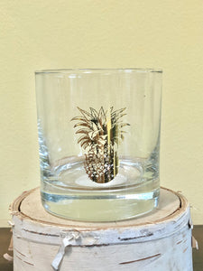 Pineapple Rocks Glass