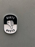 Clean / Dirty Retro Magnet