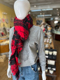 Classic Plaid Winter Scarf (color options)
