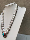 Vintage Sterling Necklace + Earring Set