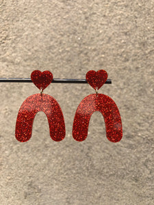 Heart + Arch Stack Earring (multiple options)