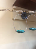 The Malachite Hoop Earrings (multiple options)