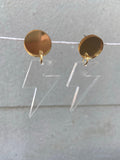 Acrylic Lightning Bolt Dangles (multiple options)