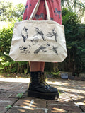 Birds Canvas Tote Bag