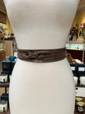 Truffle Shimmer Midi Wrap Belt