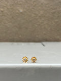 Sunburst Crystal Stud Earrings
