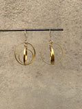 Golden Astrolabe Earrings