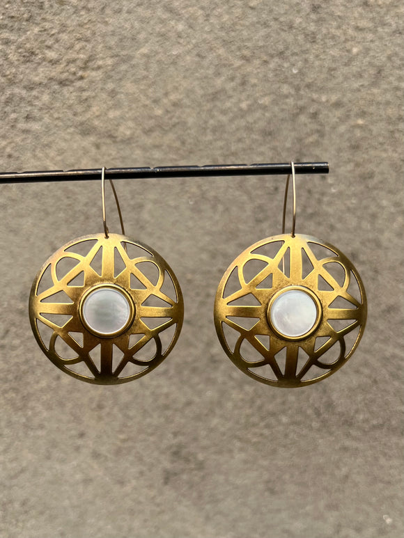 Moresque Filigree Pearl Earrings