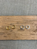 Classic Hinged Huggie Hoops (metal options)