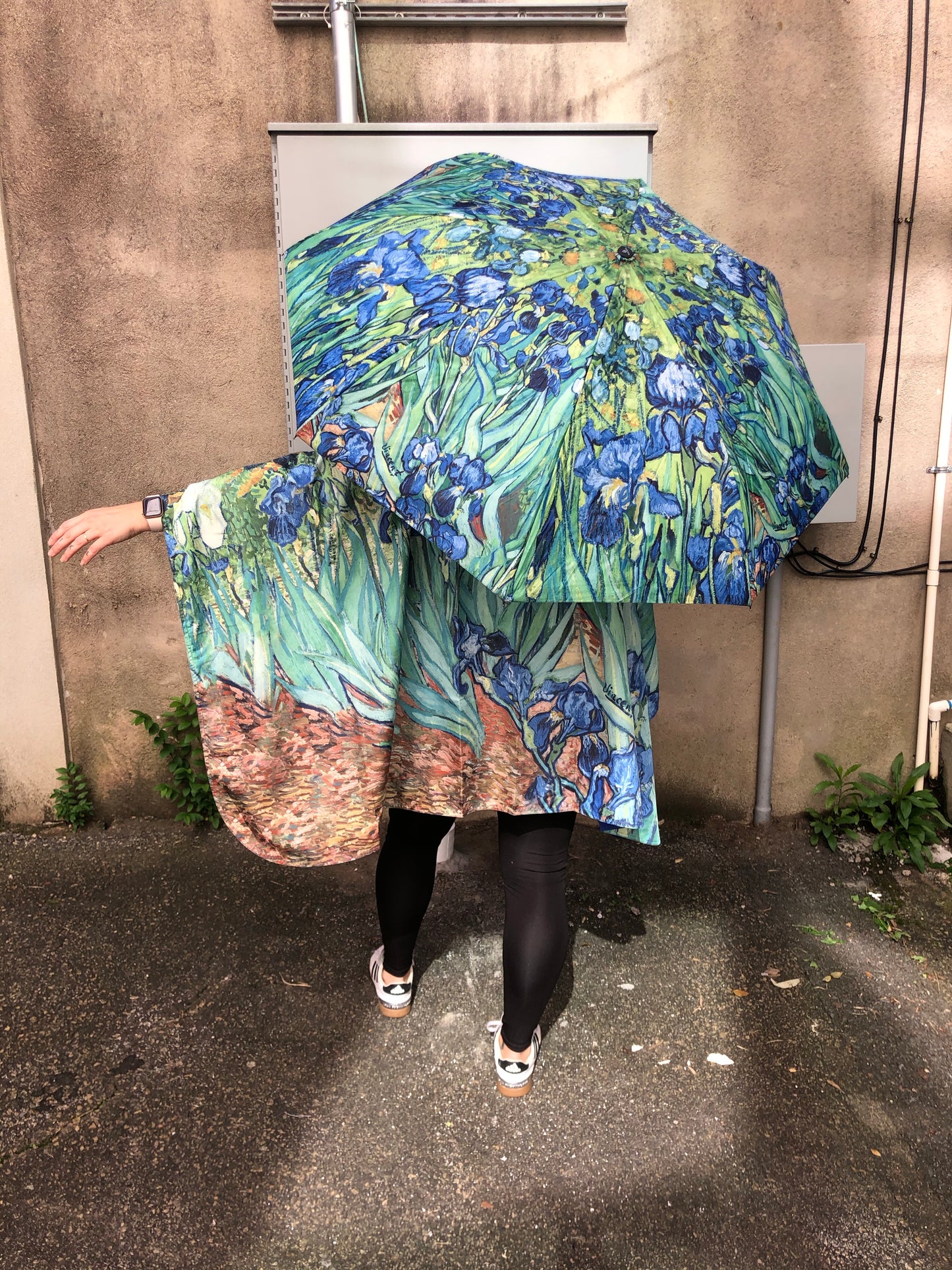 “Irises” Rain Cape