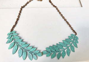 Leafy Collar Necklace