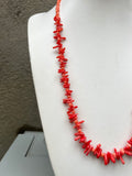 Vintage Coral Shard Necklace