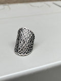 Leafy Lace Ring (metal options)
