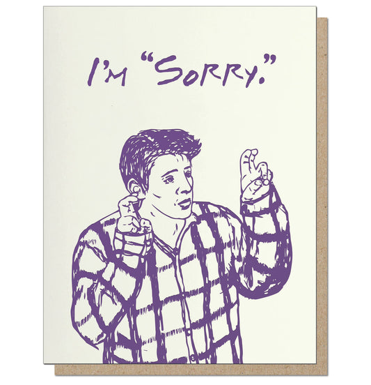 I'm "Sorry" Card